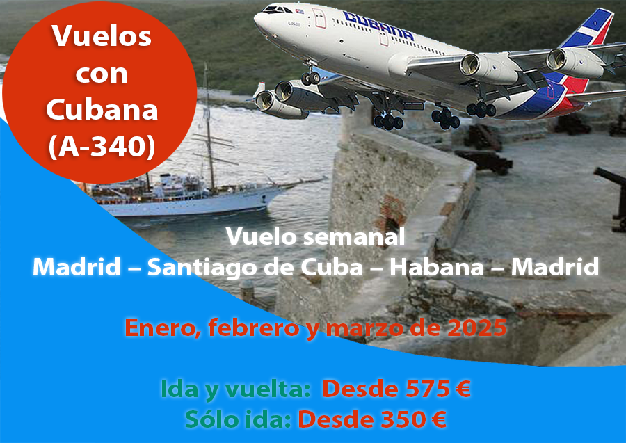 Oferta solo vuelo a Cuba