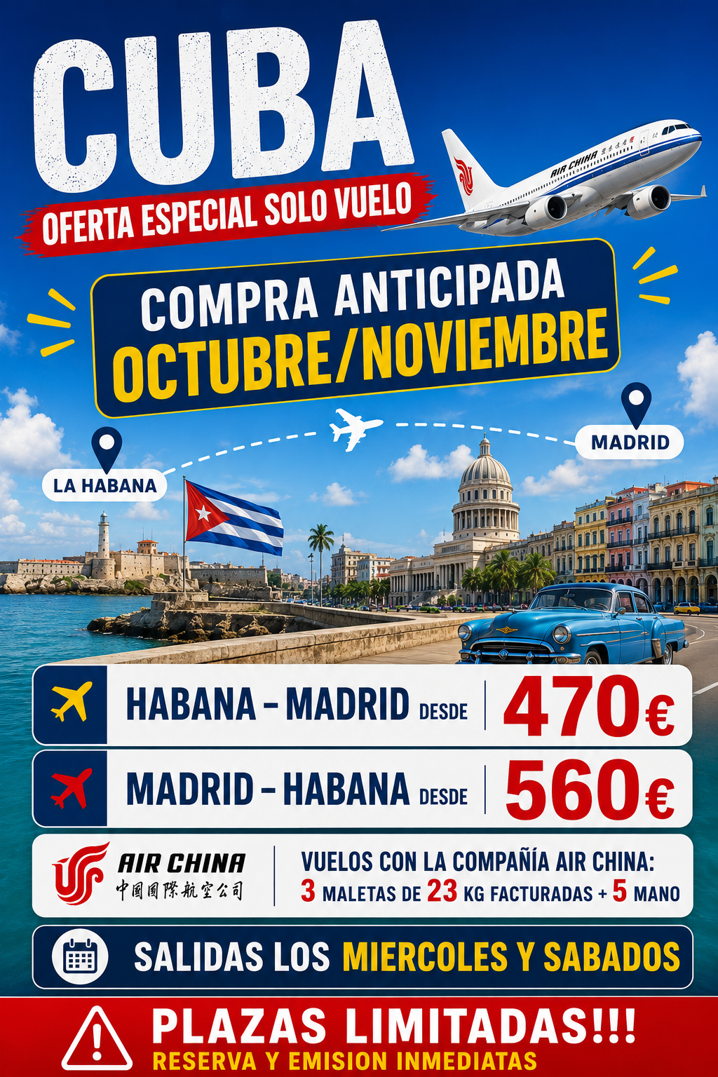 Vuelos a Cuba en 2026